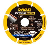 DEWALT DT40251-QZ - Disco de corte con borde diamantado Extreme Metal 115x1.3x22.3 mm