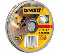 DeWalt DT42340TZ-QZ Discos Abrasivos Estándar para Amoladoras 125X1mm 10uds INOX