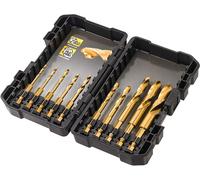 Dewalt dt50050-qz juego de 10 brocas de impacto titanium, diámetro 3