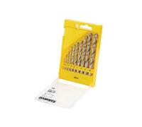DeWalt DT5921-QZ - Juego de 10 Brocas para Metal Hss-G Din 338 en Cassette de Plástico Diámetro 1,2,3,4,5,6,7,8,9,10 mm, Acero Inoxidable