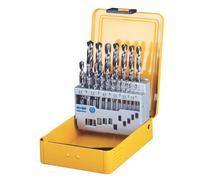 DeWalt DT5923-QZ - Juego de 19 Brocas para Metal Hss-G Din 338 en Cassette Metálica Ø 1-10mm