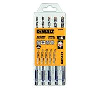 DEWALT DT60099-QZ - Juego de 5 brocas multi-material Impact 4, 5, 5.5, 6, 8 mm