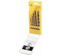 DeWalt DT6956-QZ Juego de Brocas para Taladro 4,5,6,8 y 10 5uds Metal