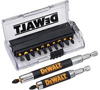 DeWalt Juego de puntas DT70512T-QZ 14 piezas 25 mm torsión mayor torque 2 adaptadores en estuche
