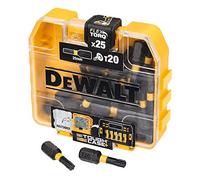 Puntas DeWalt con ranura Torx de 20 y 25 mm, 25 unidades DT70557T