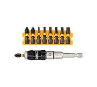 Juego de puntas de torsión DeWalt de 10 piezas con accesorio angular DT70578T