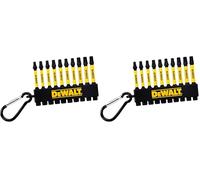 DEWALT DT7275-QZ Key Ring Mix Torx - Juego de 10 anillos para llaves (9,2 x 5,8 x 1,8 cm), color negro y amarillo (Paquete de 2)