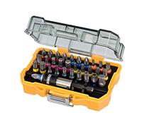 DEWALT DT7926-XJ - Juego de 32 puntas, Pz, Ph, Pl, Torx, Torx de Seguridad, 25mm, Incluye adaptador y Clip para cinturón