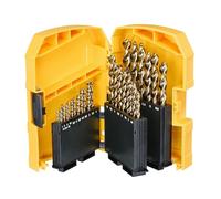 DEWALT DT7926-XJ - Kit de 29 Brocas para Metal Extreme 2, en Estuche Resistente, Incluye 29 Brocas de 1 a 13 mm, Compatible con taladros con y sin cable