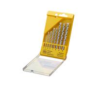 DeWalt Juego de brocas para albañilería DT9288-QZ – 8 piezas 3-10 mm, caja de plástico