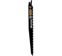 DeWalt DT99555-QZ DT99555-QZ-Hoja de Sierra Sable Bi-Metal XR Extreme RUNTIME Longuitud:230mm Paso de Diente 6mm Madera con Clavos, 0 W, 0 V, Arándano, 230 mm/Holzmaterialien