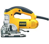DEWALT DW331KT-QS - Sierra de Calar 701W, Velocidad Variable 0-3100 cpm, Corte en Madera 135 mm, Metal 12 mm, Acción Pendular, Cambio Rápido de Hoja, Base Ajustable, Inc. Maletín TSTAK de Transporte