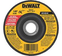 DEWALT DW4418 Rueda de corte de metal de uso general de 4 pulgadas por 1/4 pulgadas por 5/8 pulgadas