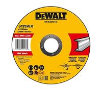 DEWALT DW4543AIA-AE - Disco de desbaste cóncavo para metal 125 x 6 x 22.23 mm