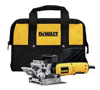 DEWALT DW682K-QS - Ensambladora 600W, Profundidad de Corte 20mm, Ajuste de Guía 0°-90°, Velocidad de 10.000 rpm, diámetro fresa 100mm, Profundidades de corte fijas 0/10/20