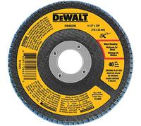 DeWalt dwa8206 40 grano zirconia T27 solapa, 4 - 1/2-inch x 7/8-inch