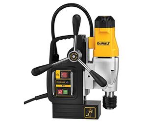 DeWalt DWE1622K-QS Columna electromagnética con taladro morse 1200W 50 mm, Negro y amarillo