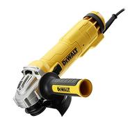 DeWalt DWe4238-Qs - Mini-amoladora (150 mm, 1400 W, 9000 rpm, arranque suave, bloqueo y re-arranque)