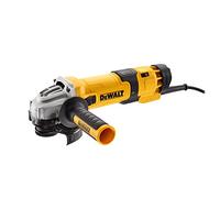 DEWALT DWE4257-QS - Mini-Amoladora Eléctrica de 125 mm, Potencia 1500W, Rosca M14, Velocidad hasta 10000 rpm, Protección contra Re-arranque, Sistema de Extracción de Polvo