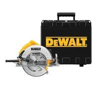 DEWALT DWE575K-QS - Sierra Circular 1600W, Profundidad de corte 67mm, Cuchilla de 190mm, Velocidad 5200 rpm, Diámetro de cuchilla 30 mm, Maletín Incluido