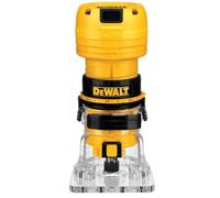 DEWALT DWE6000 Recortadora laminada de 4.5 amperios de velocidad única de 1/4 pulgadas, enrutador