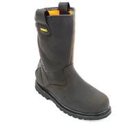 DEWALT DWF-50071-121-9 - Botas de cuero para hombre, color marrón, talla 43 EU / 9 UK