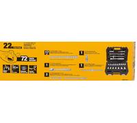Dewalt dwmt19241-1 juego completo de llaves métricas de 1/2 pulgada,
