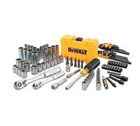 DeWalt DWMT73801-1, Juego de herramientas de mecánico, 108 piezas, Incluye Carracas, Llaves de vaso, Puntas, Llave hexagonal, acero forjado de optima durabilidad, En maletín