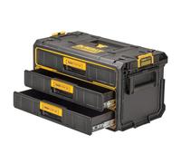 DEWALT DWST08330-1 - Modulo de 3 cajones ToughSystem 2.0, Plástico resistente a los golpes, Guías con rotación, 22 kg de capacidad de carga por cajón, Compatible con ToughSystem 2.0 y 1.0