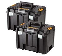 DEWALT DWST1-71195_NT_2 DWST1-71195 TSTAK Vi-Caja de Almacenamiento para Herramientas, 23 L, sin Bandeja e Incrustaciones, Negro