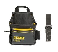 DEWALT DWST40101-1 - Cinturón Portaherramientas PRO: 12 Bolsillos para Máxima Organización, Tejido Resistente de 1680 Deniers, Lona Repelente a la Suciedad y Hebilla de Rodillo, Comodidad Todo el Día