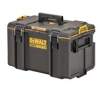 DEWALT DWST83342-1 - Arcón DS400 ToughSystem 2.0, Cierres laterales de conexión automática, Cierres frontales de metal, IP65, Resistencia al polvo y al agua, Capacidad de carga 50 kg, 554x371x408 mm
