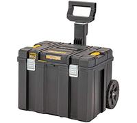 DEWALT DWST83347-1, Maletín móvil de gran capacidad TSTAK, Asa telescópica, Cierres laterales para acoplar otros módulos TSTAK, Sellado IP54, Con ruedas, Máxima capacidad de carga: 30kg