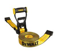 DEWALT DXBC10000F - Correa de Amarre de trinquete de 2 Pulgadas x 27 pies con Gancho Plano, Seguridad de Carga Resistente (Resistencia a la Rotura de 10 Libras)