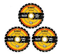 DeWALT Juego de hojas de sierra circular ELITE DT10399 190x30 mm 24 dientes Carburo C3 (3 piezas)