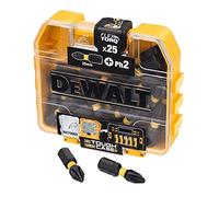 DEWALT DCF900P2T-QW - Juego de Puntas de Torsion SBS, 25 Piezas x PH2 25mm, Para Taladro Atornillador