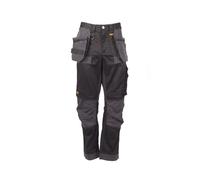 DEWALT Dewharr3433-tb Harrison Pro-Pantalones elásticos de Cintura 34, Pierna 33 Pulgadas, Negro/Gris, 34W / 33L para Hombre