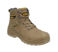 DEWALT Hayes - Botas de trabajo de seguridad impermeables para hombre, de cuero, puntera de acero