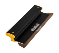 DEWALT Hoja de desnatado para paneles de yeso, 16 pulgadas, grado profesional, construcción de aluminio extruido y acero inoxidable europeo, tapas de extremo de alto impacto, placa de yeso Gyprock,
