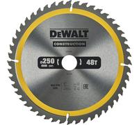 DEWALT Hoja de sierra circular 250 mm x 30 mm 48T, Nail Tough DT1957-QZ