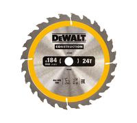 DEWALT Hoja de Sierra Circular para Construcción 184x16mm 24 Dientes