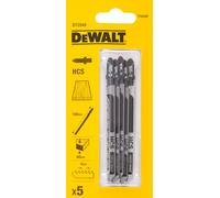 DeWALT Hoja de sierra HCS, para madera, 100 mm (5 uds) DT2049