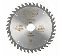 DeWALT Hoja de sierra para cortar madera, 190 x 30 mm, 40 dientes, ATB 10°, corte fino DT4064