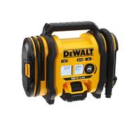 DEWALT Inflador XR 18V, con LED, 3 fuentes de alimentación, Cargador de coche 12V o red eléctrica, Presión máxima 11 Bar, Manómetro digital, Sin cargador/batería, DCC018N-XJ