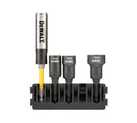 DeWalt Juego de 5 Llaves de Vaso con Porta-Bits, 8mm, 10mm, 13mm