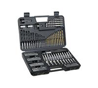 DeWalt DT0109-QZ - Juego 109 Pzs para Atornillar y Taladrar, 13 x Brocas para Madera, 13 x Brocas para Metal, 5 x Brocas Mampostería, Atornillador, 13 Puntas Ph, 14 x Puntas Pz, 12 x Puntas Planas, 6 x Torx