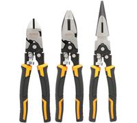 DEWALT Juego de alicates, acción compuesta, paquete de 3 (DWHT70485)