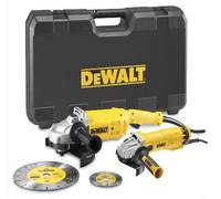 DEWALT Juego de amoladoras angulares 230 + 125 mm DWE492SDT