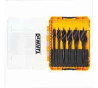 DeWALT Juego de brocas para madera de tres ranuras 152 mm / 13, 16, 20, 22, 25, 32 mm / (6 piezas) DT90238