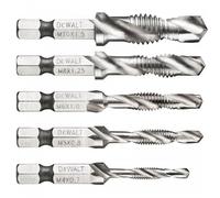 DeWALT Juego de brocas para metal con grifo M4, M5, M6, M8, M10 (5 piezas) DT50060